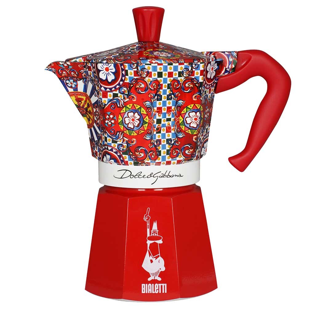 Bialetti X Dolce & Gabbana Sicilian Cart Moka Express 6 Cup