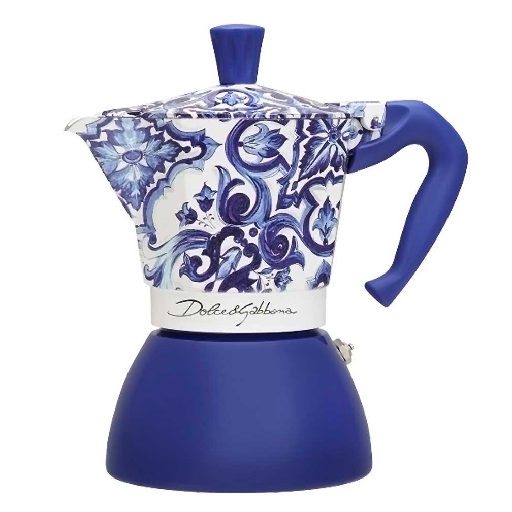 Bialetti Dolce & Gabbana Mediterranean Blue Moka Induction 6 Cup