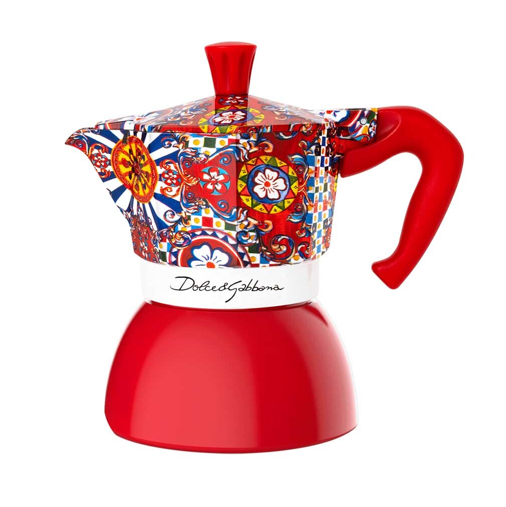 Bialetti Dolce & Gabbana Sicilian Cart Moka Induction 4 Cup