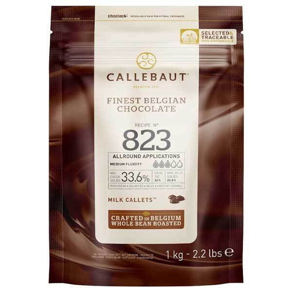 Callebaut 823 Milk Callets 33.6% 1kg