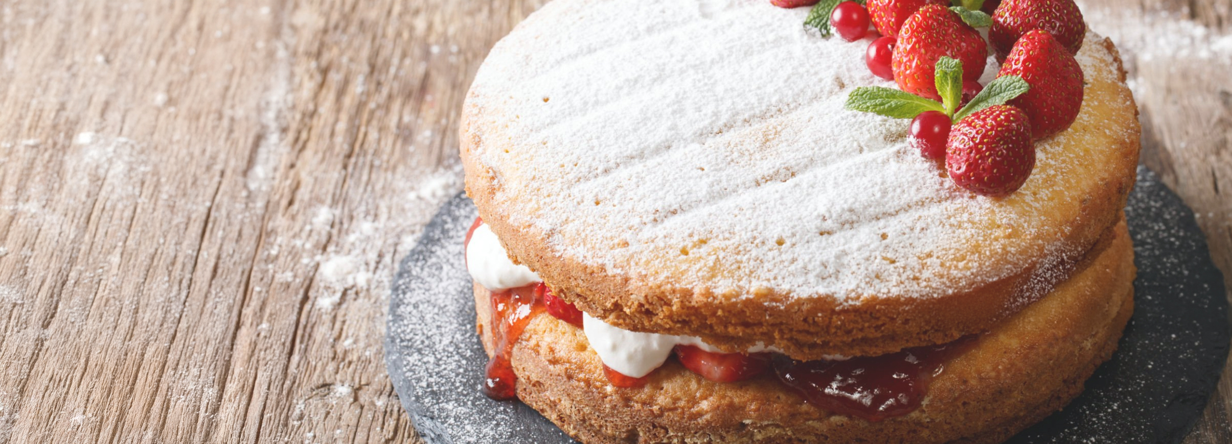 Classic Victoria Sponge with Tiptree Strawberry Conserve