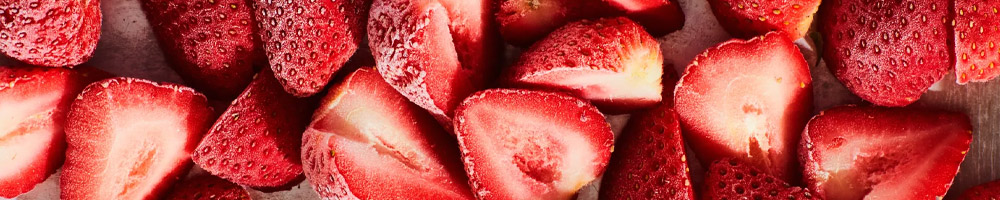 Frozen strawberries