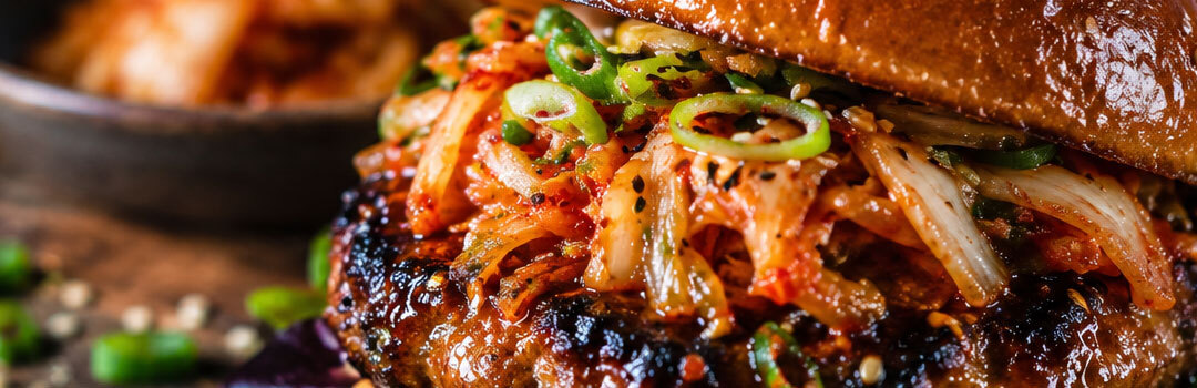 Kimchi-BBQ-Burger Kimchi-BBQ-Burger