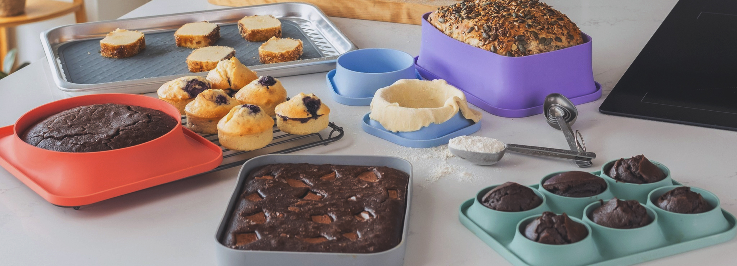 MasterClass 7 Piece Silicone Bakeware Set