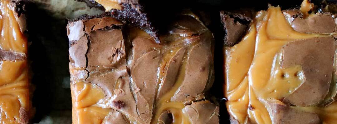 Miso Caramel Brownies