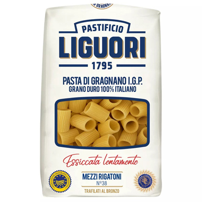 Pastificio Liguori Maniche Rigate No.38 Pasta 500g