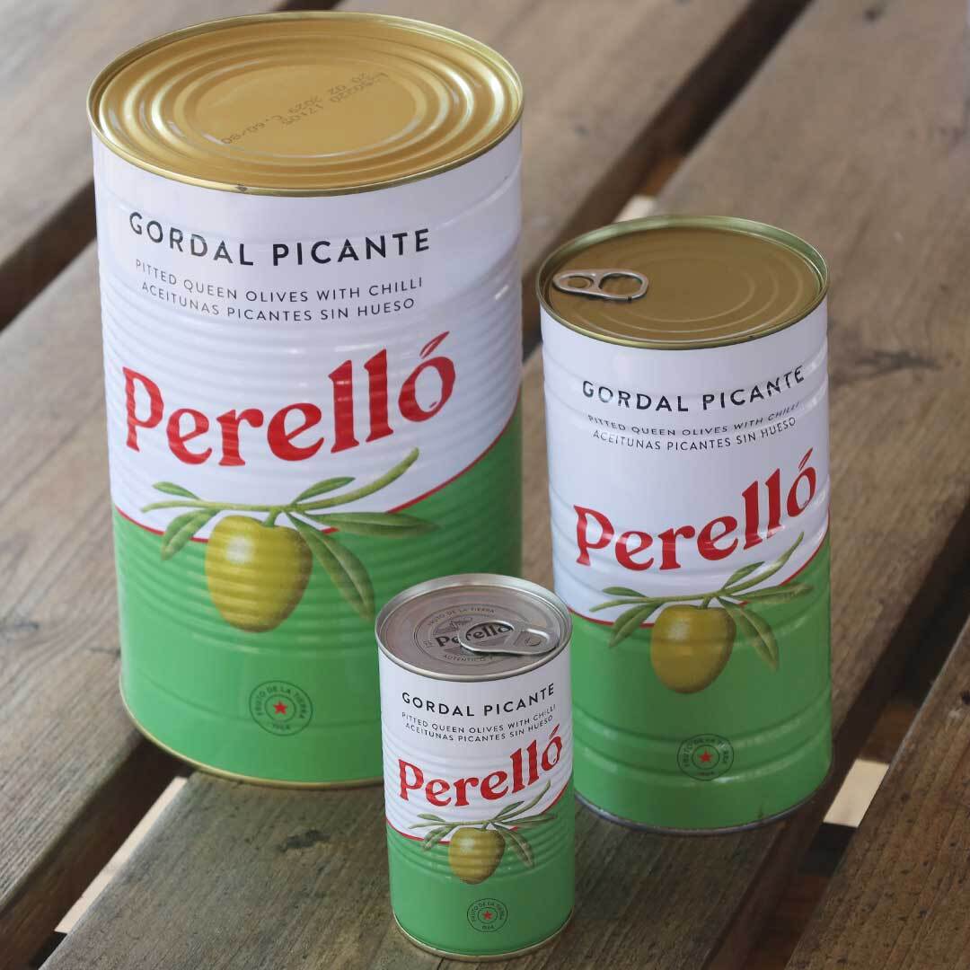 Perelló Gordal Pitted Olives Picanté 150g