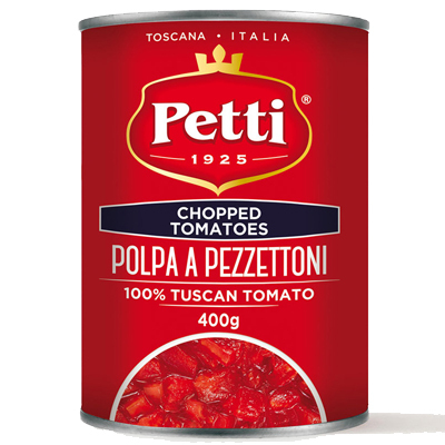 Petti 100% Italian Chopped Tomatoes 400g